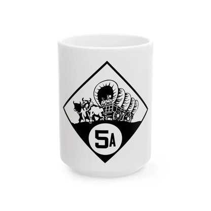 N-5A 1926 (Nebraska) (Road Sign) White Coffee Mug 15oz - Go Mug Yourself