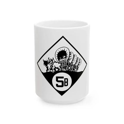 N-5B 1926 (Nebraska) (Road Sign) White Coffee Mug 15oz - Go Mug Yourself