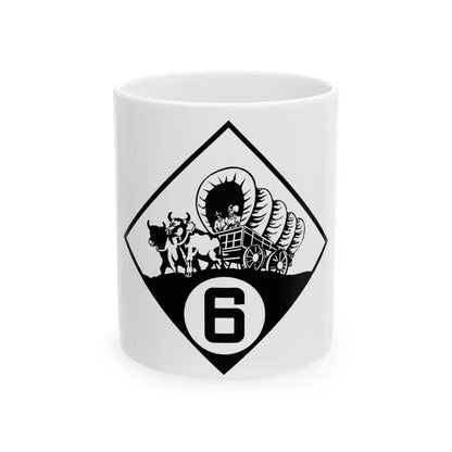 N-6 1926 (Nebraska) (Road Sign) White Coffee Mug 11oz - Go Mug Yourself