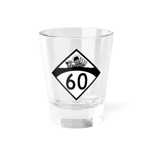 N-60 1950 (Nebraska) (Road Sign) Shot Glass 1.5oz 1.5oz - Go Mug Yourself