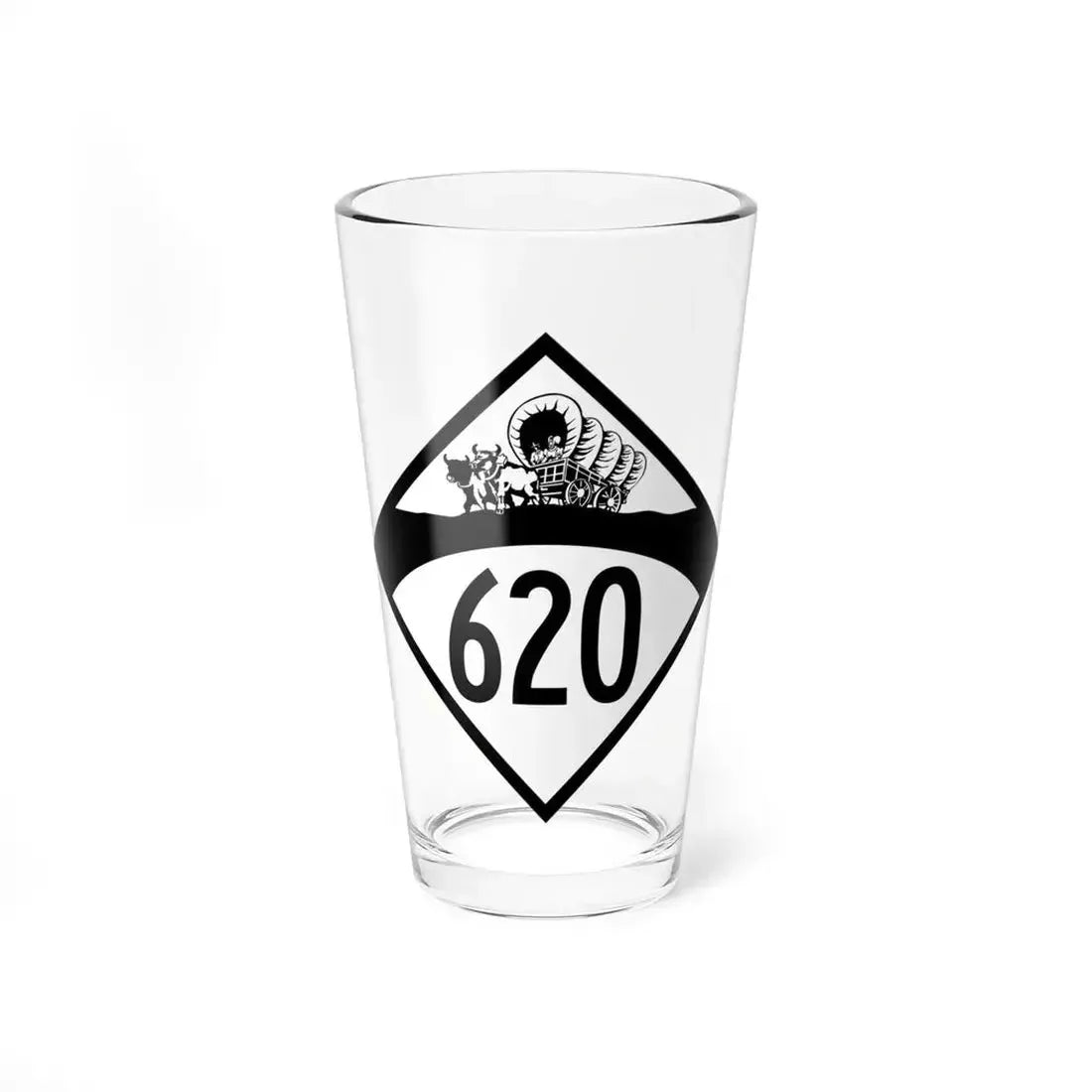 N-620 1950 (Nebraska) (Road Sign) Pint Glass 16oz 16oz - Go Mug Yourself