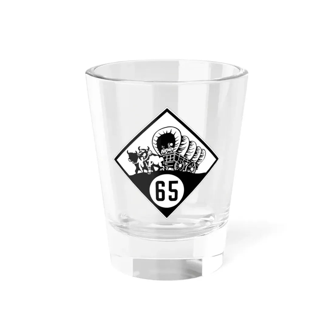N-65 1926 (Nebraska) (Road Sign) Shot Glass 1.5oz 1.5oz - Go Mug Yourself