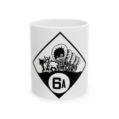 N-6A 1926 (Nebraska) (Road Sign) White Coffee Mug 11oz - Go Mug Yourself