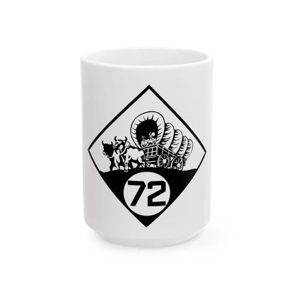 N-72 1926 (Nebraska) (Road Sign) White Coffee Mug 15oz - Go Mug Yourself