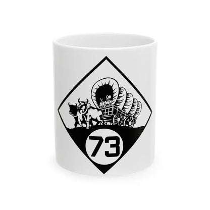 N-73 1926 (Nebraska) (Road Sign) White Coffee Mug 11oz - Go Mug Yourself