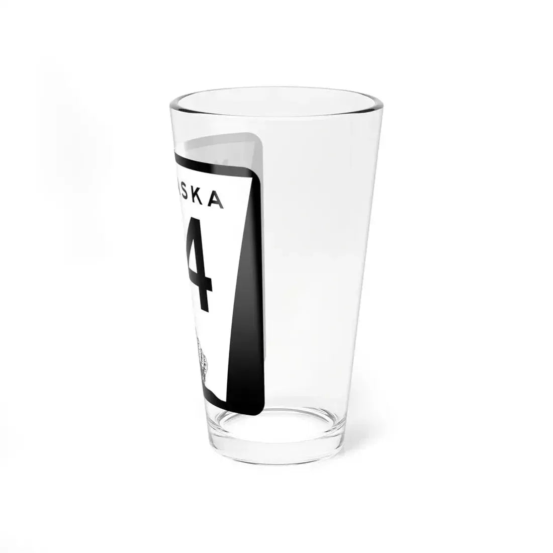 N-74 (Nebraska) (Road Sign) Pint Glass 16oz - Go Mug Yourself