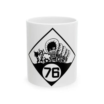N-76 1926 (Nebraska) (Road Sign) White Coffee Mug 11oz - Go Mug Yourself