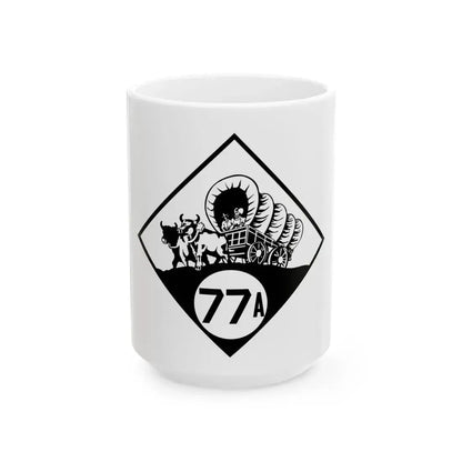 N-77A 1926 (Nebraska) (Road Sign) White Coffee Mug 15oz - Go Mug Yourself