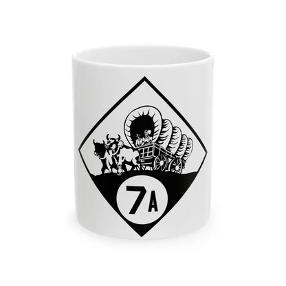 N-7A 1926 (Nebraska) (Road Sign) White Coffee Mug 11oz - Go Mug Yourself