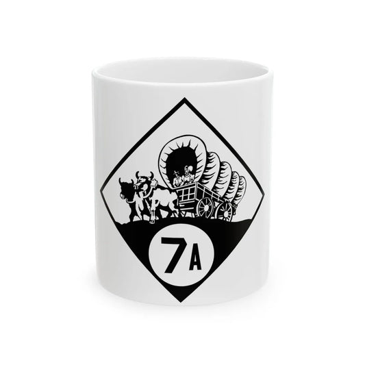 N-7A 1926 (Nebraska) (Road Sign) White Coffee Mug 11oz - Go Mug Yourself