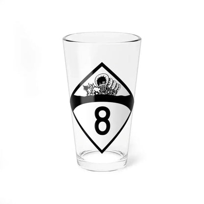 N-8 1950 (Nebraska) (Road Sign) Pint Glass 16oz 16oz - Go Mug Yourself