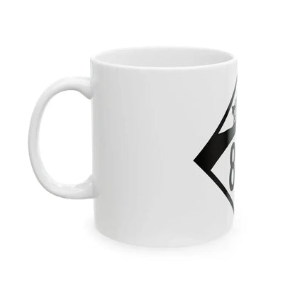 N-806 1950 (Nebraska) (Road Sign) White Coffee Mug - Go Mug Yourself