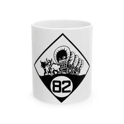 N-82 1926 (Nebraska) (Road Sign) White Coffee Mug 11oz - Go Mug Yourself