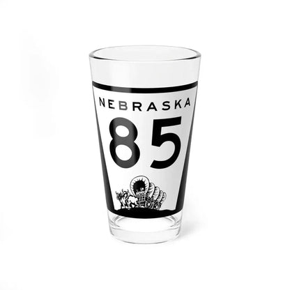 N-85 (Nebraska) (Road Sign) Pint Glss 16oz 16oz - Go Mug Yourself