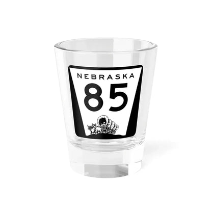 N-85 (Nebraska) (Road Sign) Shot Glass 1.5oz 1.5oz - Go Mug Yourself