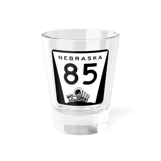 N-85 (Nebraska) (Road Sign) Shot Glass 1.5oz 1.5oz - Go Mug Yourself