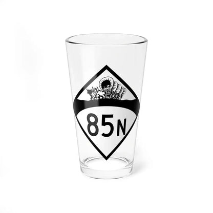N-85N 1950 (Nebraska) (Road Sign) Pint Glss 16oz 16oz - Go Mug Yourself