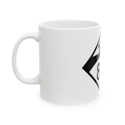 N-85N 1950 (Nebraska) (Road Sign) White Coffee Mug - Go Mug Yourself