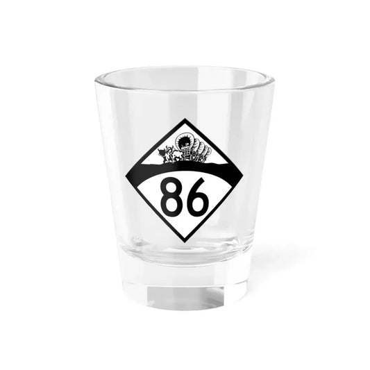 N-86 1950 (Nebraska) (Road Sign) Shot Glass 1.5oz 1.5oz - Go Mug Yourself