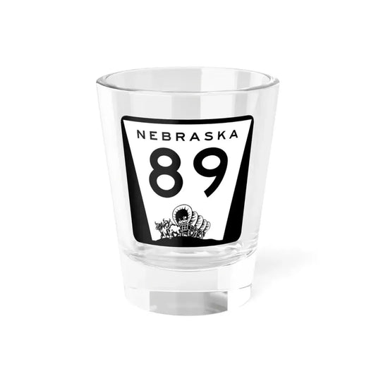 N-89 (Nebraska) (Road Sign) Shot Glass 1.5oz 1.5oz - Go Mug Yourself