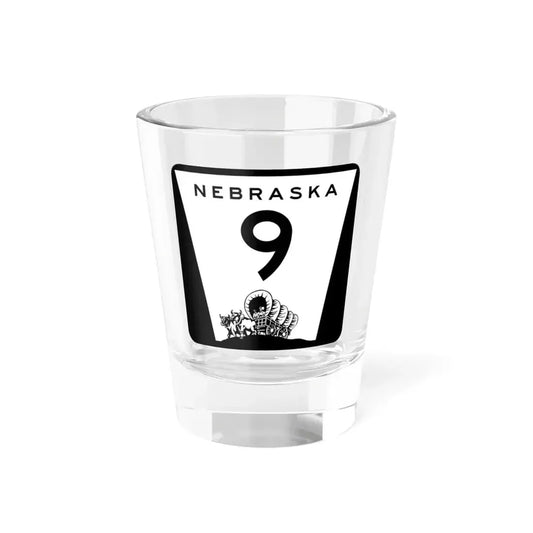 N-9 (Nebraska) (Road Sign) Shot Glass 1.5oz 1.5oz - Go Mug Yourself