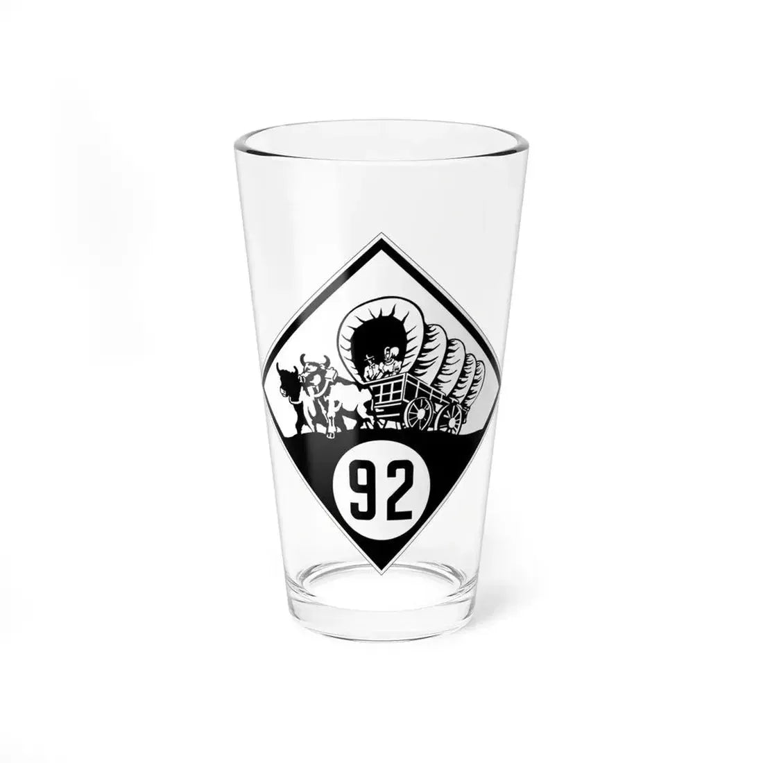 N-92 1926 (Nebraska) (Road Sign) Pint Glass 16oz 16oz - Go Mug Yourself
