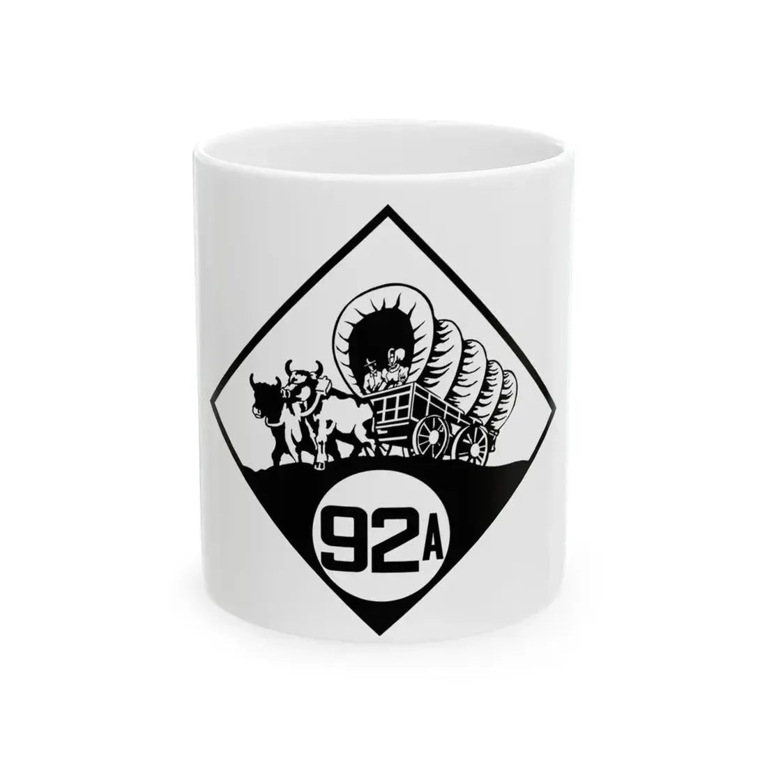 N-92A 1926 (Nebraska) (Road Sign) White Coffee Mug 11oz - Go Mug Yourself