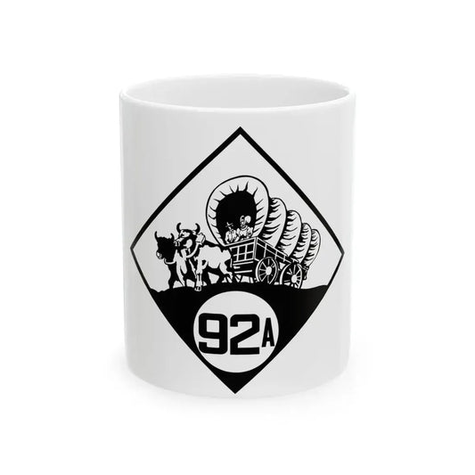 N-92A 1926 (Nebraska) (Road Sign) White Coffee Mug 11oz - Go Mug Yourself