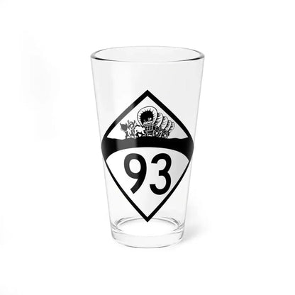 N-93 1950 (Nebraska) (Road Sign) Pint Glass 16oz 16oz - Go Mug Yourself