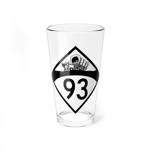 N-93 1950 (Nebraska) (Road Sign) Pint Glass 16oz 16oz - Go Mug Yourself
