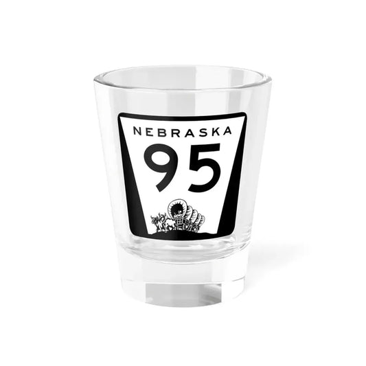 N-95 (Nebraska) (Road Sign) Shot Glass 1.5oz 1.5oz - Go Mug Yourself