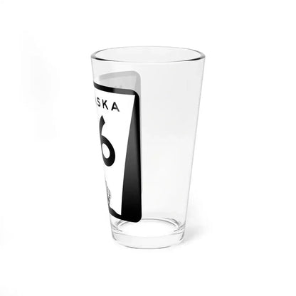 N-96 (Nebraska) (Road Sign) Pint Glass 16oz - Go Mug Yourself