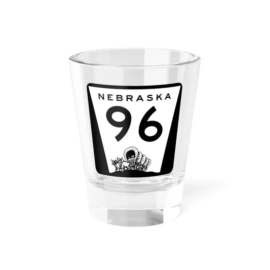 N-96 (Nebraska) (Road Sign) Shot Glass 1.5oz 1.5oz - Go Mug Yourself