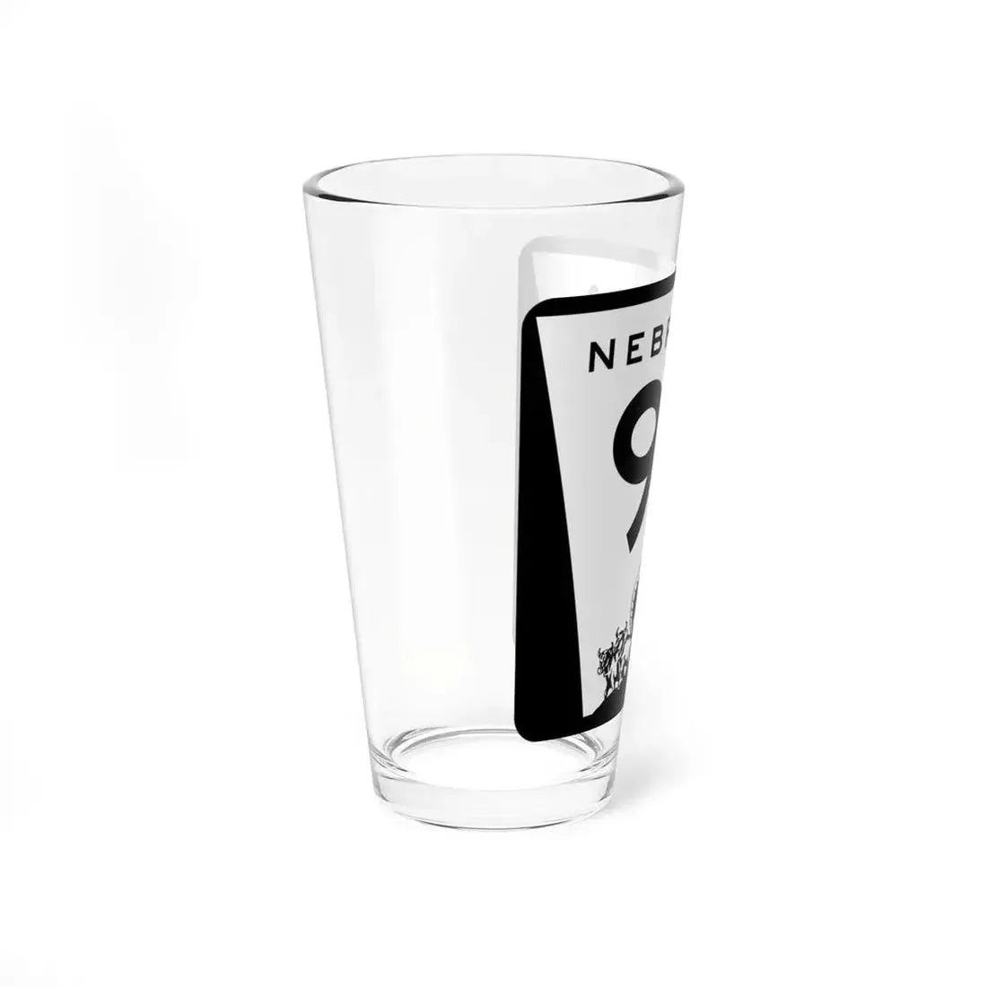 N-97 (Nebraska) (Road Sign) Pint Glass 16oz - Go Mug Yourself
