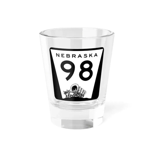 N-98 (Nebraska) (Road Sign) Shot Glass 1.5oz 1.5oz - Go Mug Yourself