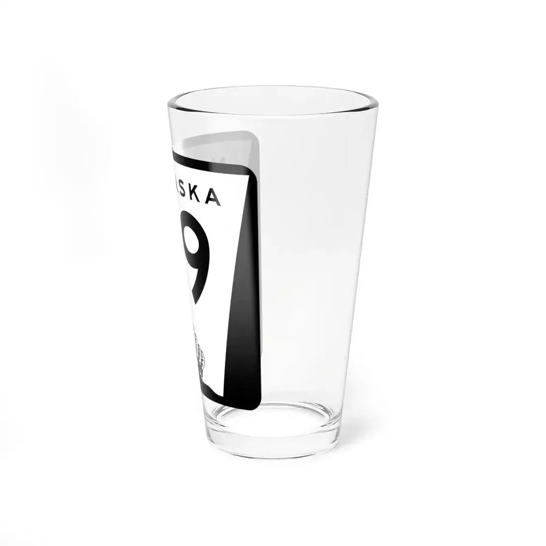 N-99 (Nebraska) (Road Sign) Pint Glss 16oz - Go Mug Yourself
