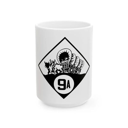 N-9A 1926 (Nebraska) (Road Sign) White Coffee Mug 15oz - Go Mug Yourself