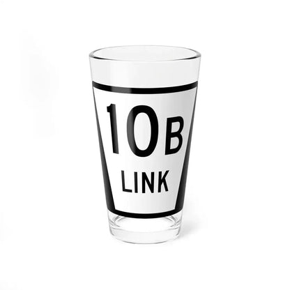 N LINK 10B (Nebraska) (Road Sign) Pint Glass 16oz 16oz - Go Mug Yourself