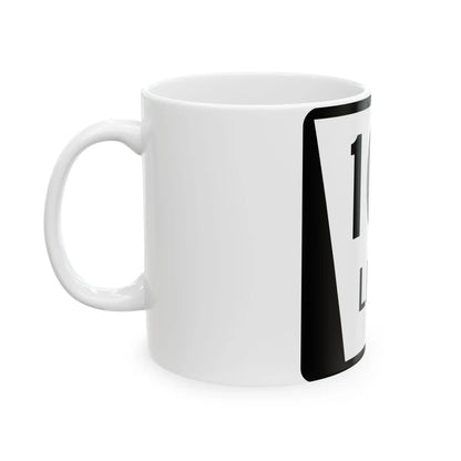 N LINK 10D (Nebraska) (Road Sign) White Coffee Mug - Go Mug Yourself