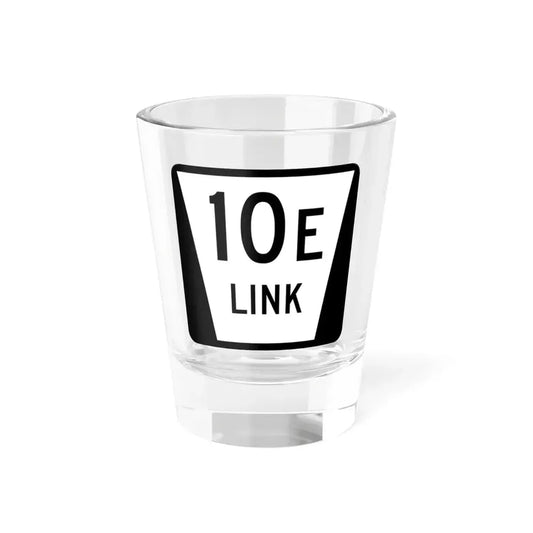 N LINK 10E (Nebraska) (Road Sign) Shot Glass 1.5oz 1.5oz - Go Mug Yourself
