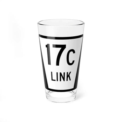N LINK 17C (Nebraska) (Road Sign) Pint Glass 16oz 16oz - Go Mug Yourself