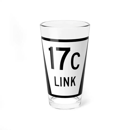 N LINK 17C (Nebraska) (Road Sign) Pint Glass 16oz 16oz - Go Mug Yourself