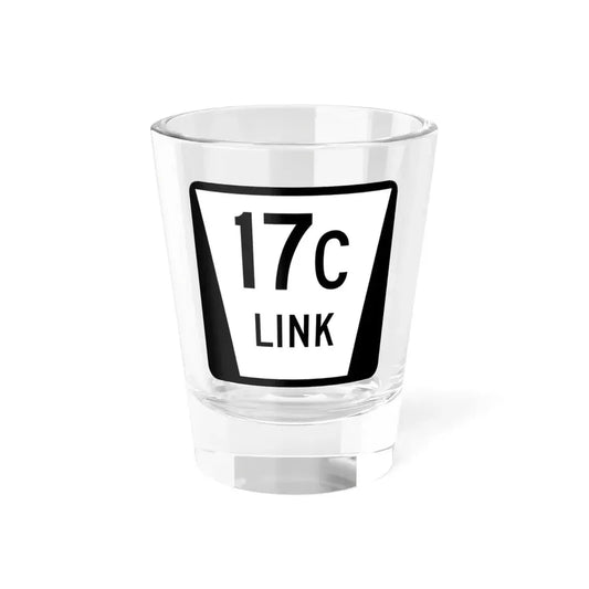 N LINK 17C (Nebraska) (Road Sign) Shot Glass 1.5oz 1.5oz - Go Mug Yourself