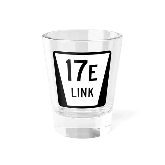 N LINK 17E (Nebraska) (Road Sign) Shot Glass 1.5oz 1.5oz - Go Mug Yourself