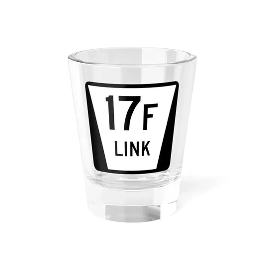 N LINK 17F (Nebraska) (Road Sign) Shot Glass 1.5oz 1.5oz - Go Mug Yourself