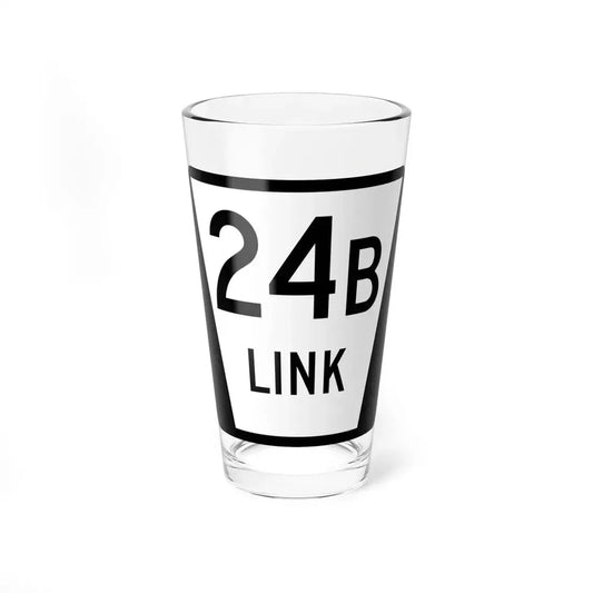 N LINK 24B (Nebraska) (Road Sign) Pint Glass 16oz 16oz - Go Mug Yourself