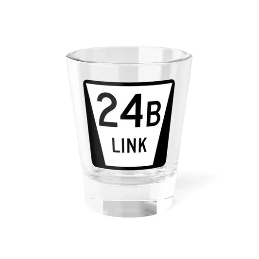 N LINK 24B (Nebraska) (Road Sign) Shot Glass 1.5oz 1.5oz - Go Mug Yourself