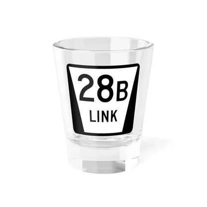 N LINK 28B (Nebraska) (Road Sign) Shot Glass 1.5oz 1.5oz - Go Mug Yourself
