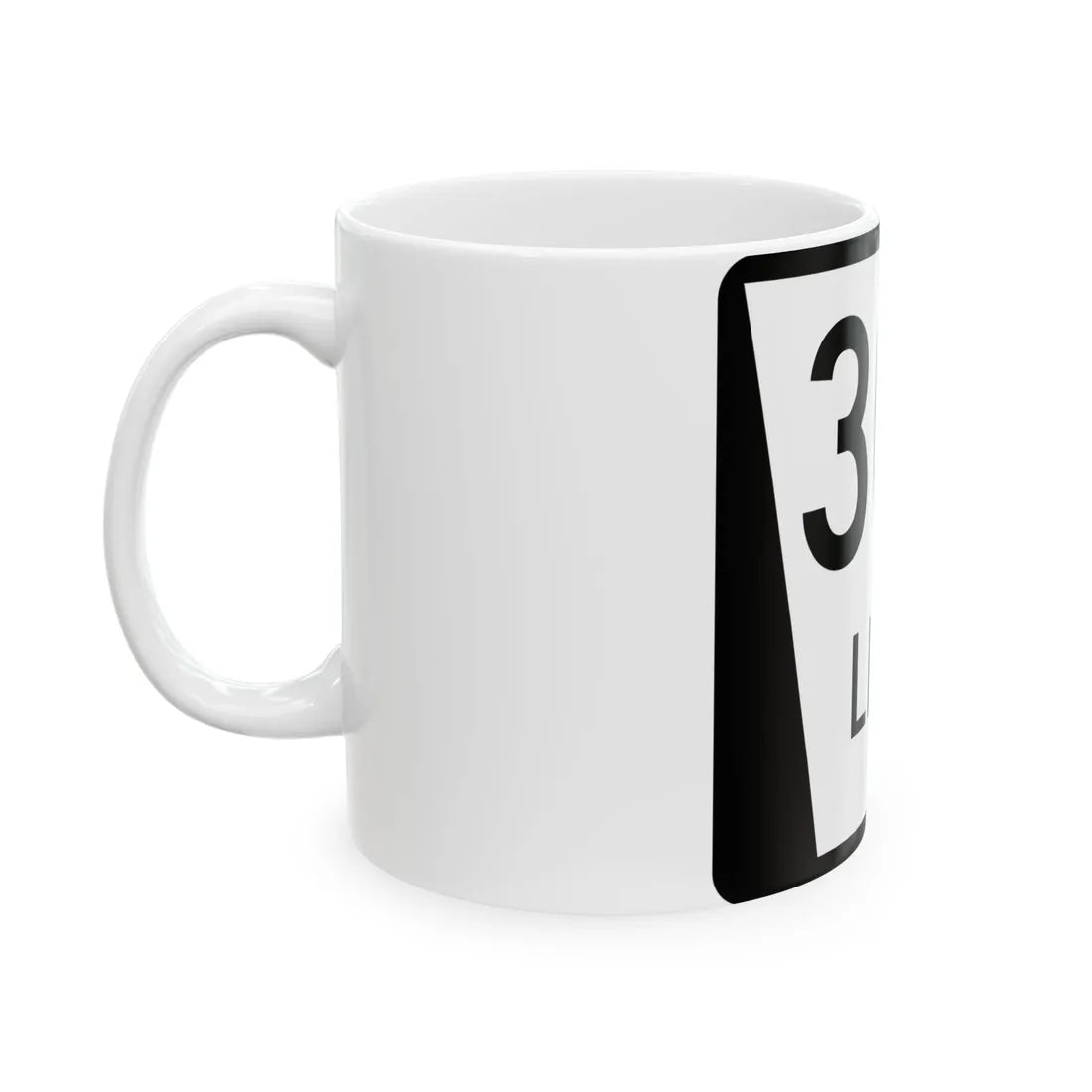 N LINK 30F (Nebraska) (Road Sign) White Coffee Mug - Go Mug Yourself