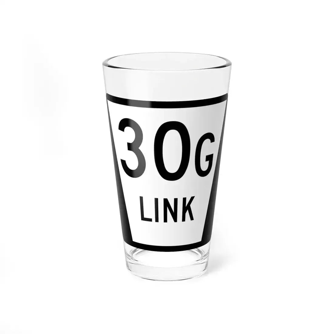 N LINK 30G (Nebraska) (Road Sign) Pint Glass 16oz 16oz - Go Mug Yourself